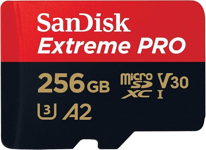 SanDisk Extreme Pro 256GB microSDXC Memory Card. 1 sandisk ssd